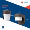 Lithonia Lighting LED Wall Pack Outdoor Light Fixture, Wall Sconce