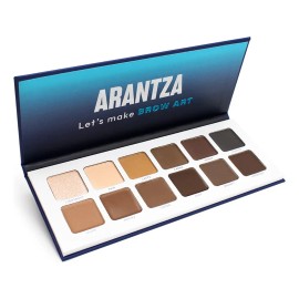 Paleta Cejas Arantza Cosmetics Let's Make BROW ART 10 Sombras Variado