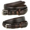 Men's Leather Ranger Belt 1 and 3/8" Wide Brown 32