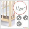 Pack of 4 Replacement Playpen Hooks - Made in Germany