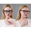 REAVEE 2 Pack Oprah Style Oversized Reading Glasses for Women