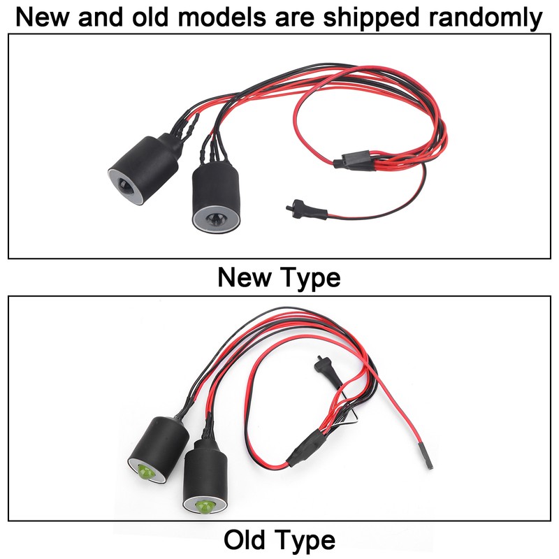 1/10 RC Universal Headlight Remote Control Car LED Light 22mm