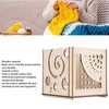 Wooden Yarn Bowl Multifunctional Unique Knitting Crochet Yarn Ball Bowl