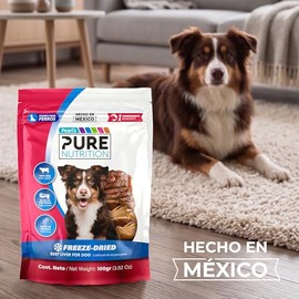 Pearls Pure Nutrition Freeze-Dried Premio para Perro, Hígado de Res, 100g                                                                             