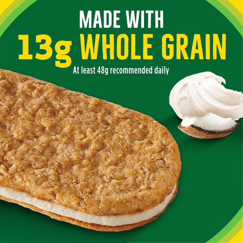 Nature Valley Biscuit Sandwiches, Coconut Butter, Snack Bars, 10 Bars,