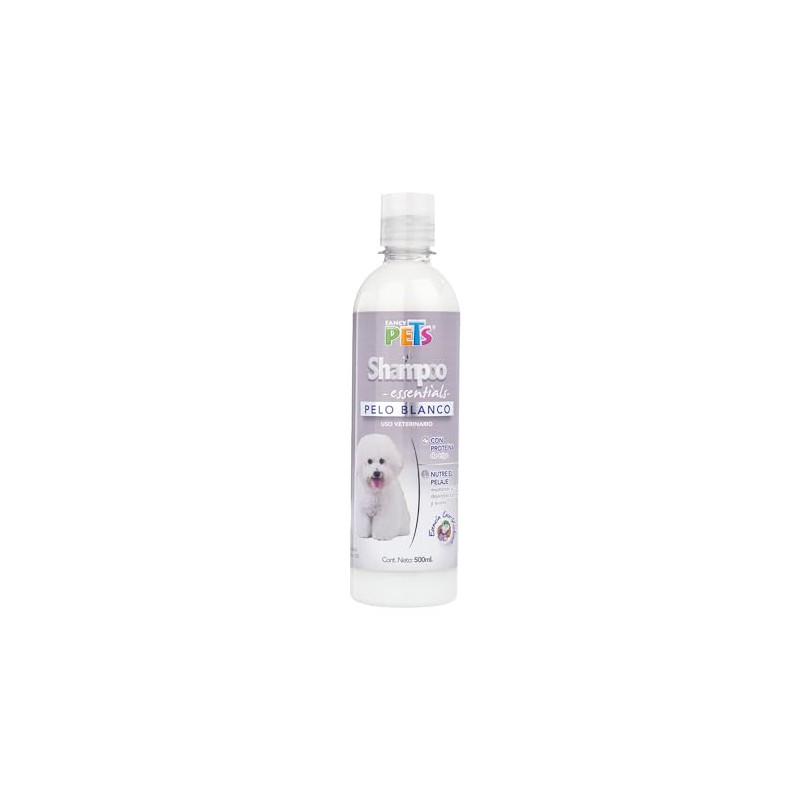 Fancy Pets Shampoo Essentials para Pelo Blanco de Perro, 500
