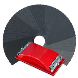 50 PCS Sandpaper, Sand Paper with Sandpaper Machine, Sanding Paper of 240/400/600/800/1000/1200/1500/2000/2500/3000 Grits for Automotive Polishing Metal Sanding Wood Furniture Finishing (Wet & Dry)