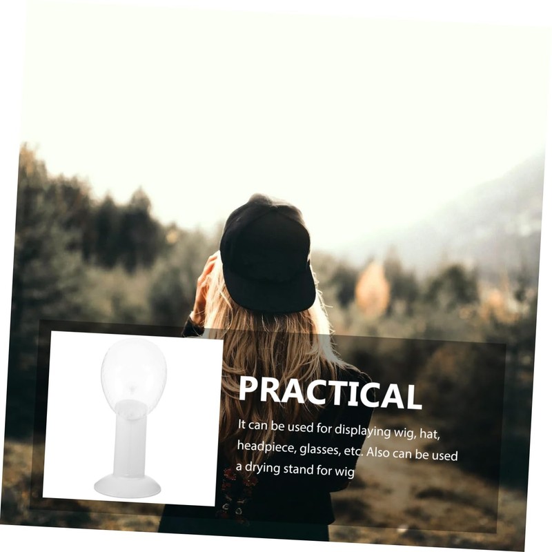 Operitacx Mannequin Head Wig Stand for Styling Inflatable Wig Head