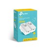 TP-Link TL-PA4010P AV600 Nano Powerline with Through Socket, 1 Ethernet