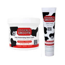 Udderly Smooth Paquete de dos cremas corporales Udder Body Cream, 16 oz