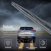 Terisnds Rear Wiper Arm Blade Kit for 2015-2021 Jeep Renegade