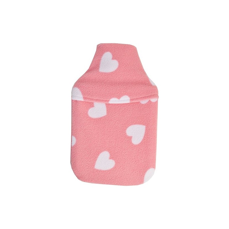 Vagabond Bags 2 Litre Pink Heart Hot Water Bottle and