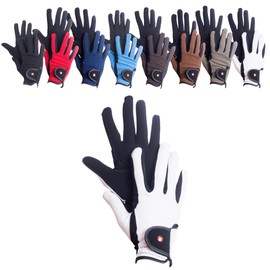 HKM by Reiterladen24 Professional Riding Gloves, Nubuck Imitation Leather, l