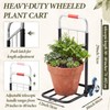 Lounsweer Stair Climbing Cart, 265 Lbs Plant Caddy with 3