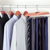 TOPIA HANGER American Red Cedar Wooden Tie Racks for Closet,