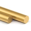 12 Pieces 4.0mm Brass Round Rods, Sutemribor Brass Solid Round