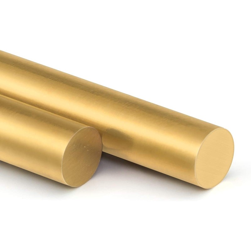 12 Pieces 4.0mm Brass Round Rods, Sutemribor Brass Solid Round