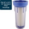 SpiroPure SP-EC20 10x2.5 20 Micron Pleated Cellulose Sediment Water Filter