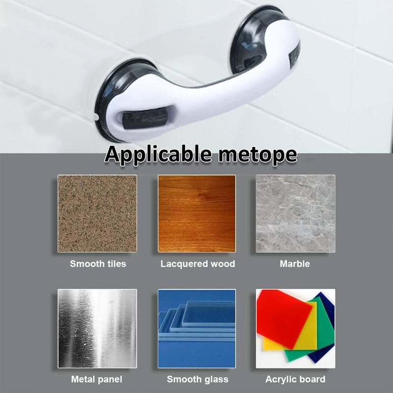Shower Handles, ZHENROAD 2 Pack 12 inch Suction Grab Bars,