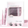 Kit De Extensiones De Pestañas 6d Diy Natural Mixtas 8-16mm