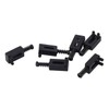 6 Pcs Electric Guitar Bridge Saddle Standard Zinc Alloy Guitar