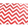 Premier Chevron Holiday Outdoor Red and White Fabric Zig Zag