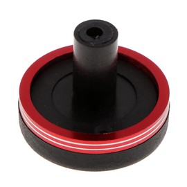 F Fityle Fishing Rod Rod Butt Cap End Cap Rubber Rock Cap, Red