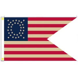 3X5 New York UNION GUIDON Cavalry Regiment 1861 34 Star FLAG