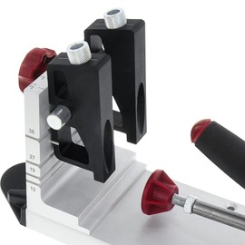 Milescraft 1327 Pocket Jig 400 – Self-Clamping, Heavy-Duty, All-Metal Pocket Hole Jig. Complete Kit with Bit, Driver, and Screws