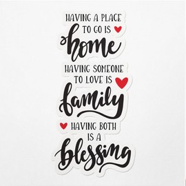 Decal Stickers of Home Premium Indoor (No Waterproof) Vinyl Decal Stickers for Laptop Phone Accessory Helmet Car Window Mug Tuber Cup Door Wall Decoration - USCVER3c3663bBL0124