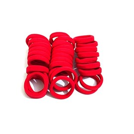 Multicolor Hair Rubber Bands for Daily Use, Styling, Weddings, Parties (Maroon)