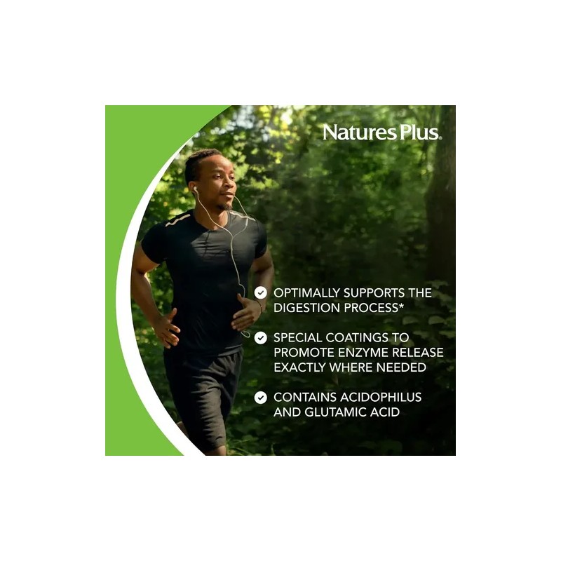 Nature's Plus Ultra-Zyme 90 Comprimidos Enzimas Digestivas Sin Gluten