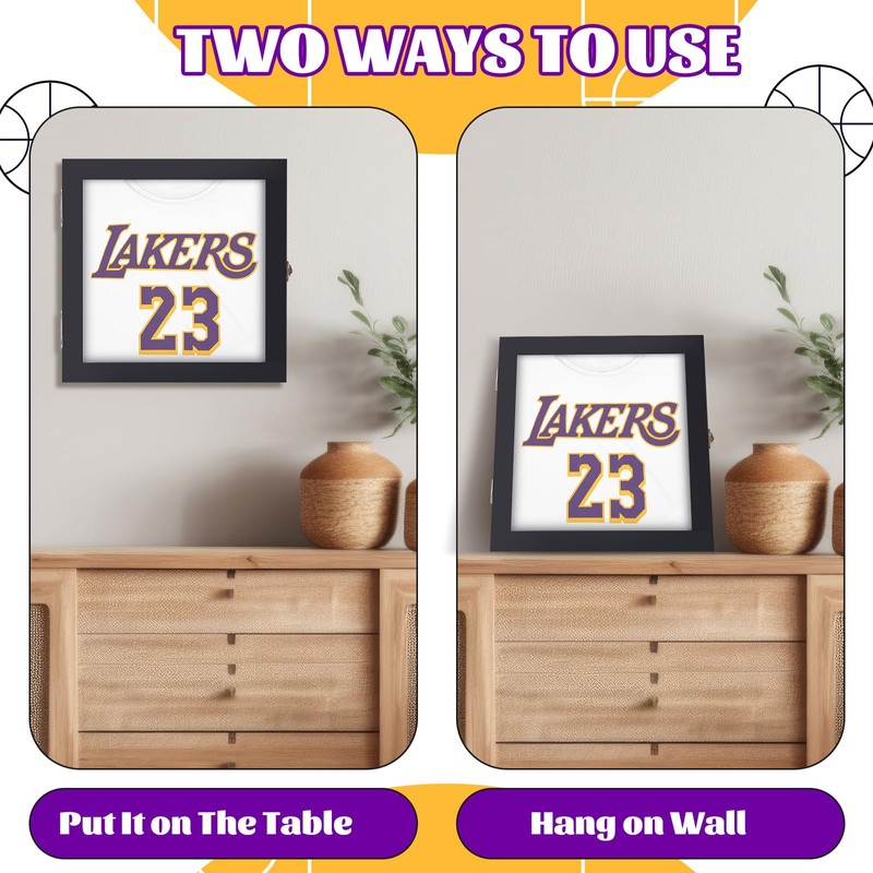 1 Pack T Shirt Frames for Wall Display, 13" x