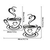 CoffeeCups Vinyl Wall Sticker Removable Bedroom Living Room Office Home