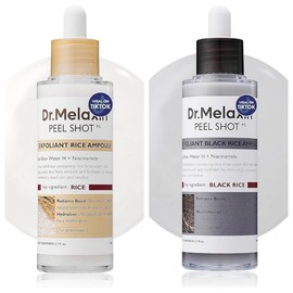 (Most Gifted) 2026 New 1/2PCS 𝐃𝐫 𝐌𝐞𝐥𝐚𝐱𝐢𝐧 𝐏𝐞𝐞𝐥 𝐒𝐡𝐨𝐭 𝐆𝐥𝐨𝐰 𝐖𝐡𝐢𝐭𝐞 𝐚𝐧𝐝 𝐁𝐥𝐚𝐜𝐤 𝐑𝐢𝐜𝐞 𝐏𝐞𝐞𝐥𝐢𝐧𝐠 𝐀𝐦𝐩𝐨𝐮𝐥𝐞 | 𝐒𝐨𝐟𝐭 𝐄𝐱𝐟𝐨𝐥𝐢𝐚𝐭𝐢𝐧𝐠 𝐅𝐚𝐜𝐞 𝐚𝐧𝐝 𝐁𝐨𝐝𝐲 𝐒𝐜𝐫𝐮𝐛 𝐃𝐞𝐚𝐝 𝐒𝐤𝐢𝐧 𝐂𝐞𝐥𝐥𝐬 𝐑𝐞𝐦𝐨𝐯𝐞𝐫 𝐟𝐨𝐫 𝐀𝐥𝐥 𝐒𝐤𝐢𝐧 𝐓𝐲𝐩𝐞𝐬 | 80ML/2.7FL.OZ (White + Black)