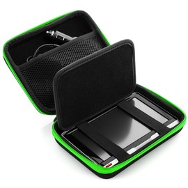 deleyCON Navi Tasche Navi Case Tasche für Navigationsgeräte - 6 Zoll & 6,2 Zoll (17x12x4,5cm) - Robust & Stoßsicher - 1 Innenfach - Grün