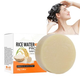 Hppsctink Rice Shampoo Soap, 100 g Rice Anti-Fall Shampoo Soap, Anti-Hair Loss Shampoo Soap, Smooth Hair, Gentle Cleaning & Nourishing Scalp, Shampoos