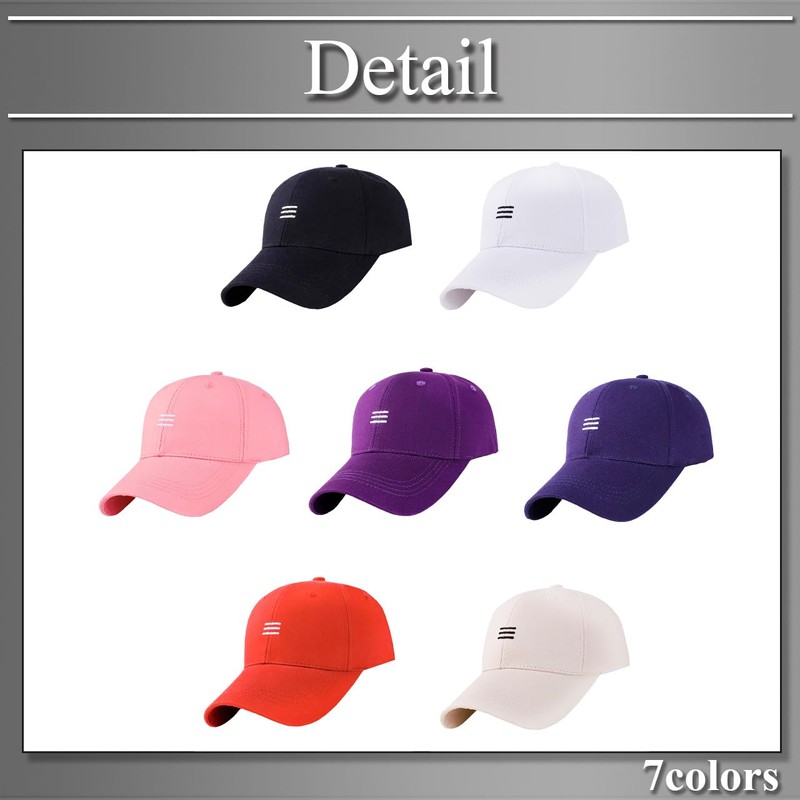 Buzz Selection CAP752 Men's Hat, Cap, Logo, Black, White, Stylish,
