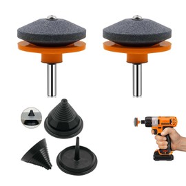 Lawn Mower Blade Sharpener - Aluminum Oxide and Steel, Efficient, Easy to Use, Garden Tool Sharpener for Mower Blades, Trimmers, and More