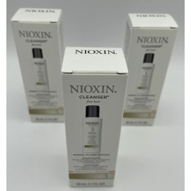 Nioxin Cleanser  Shampooing 1.7 oz / Set of Three
