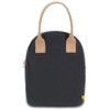 Fluf Zipper Lunch Bag, Have a Nice Day Green