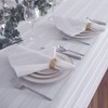 (150cm x 210cm Oval, White) - Newbridge Satin Stripe Weave