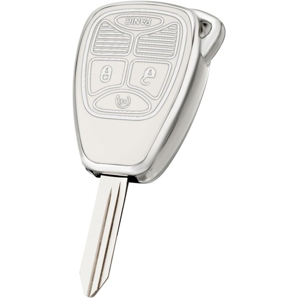CHATYYD for Jeep Key fob Cover, Soft TPU Car Key