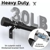 VOIIY Curtain Rods 2 Pack for Windows 48 to 84