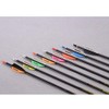 BICASTER Arrow Feathers 1.75 Inch Rubber Arrow Feathers for Bow