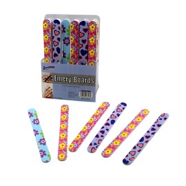 Lot of 48-7" Emery Boards Nail Files on Counter Display Retail Ready