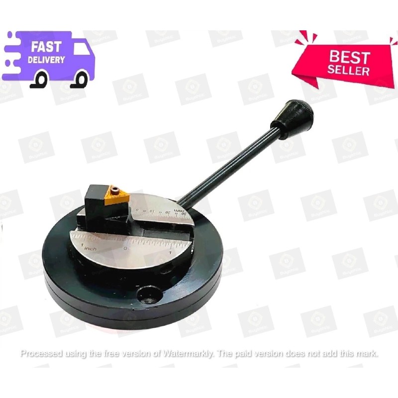 BUYOHLIC Lathe Ball turning Attachment - ROUND BASE- DOUBLE BIT