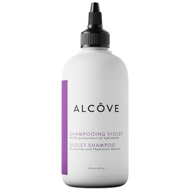 Alcôve - Violet Shampoo - Evening Primrose Oil, Mango Extract, and Argan Oil - Sulfate-Free - Blonde Hair - Colored Hair - Neutralize Yellow Tones - Refresh Highlights - Color-Safe -10oz