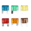 24Pcs Automotive Fuse Assortment Kit with Storage Box Zinc Alloy