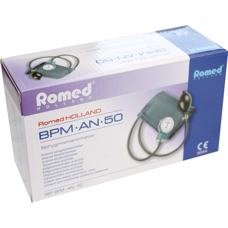 Blutdruckmessgerät Aneroid 2-Schlauch + Stethoskop (Schwarz)